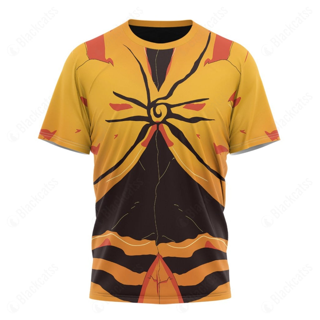 Anime Naruto Shippuden Hokage NarutoÕs Full Baryon Mode Custom T-Shirt