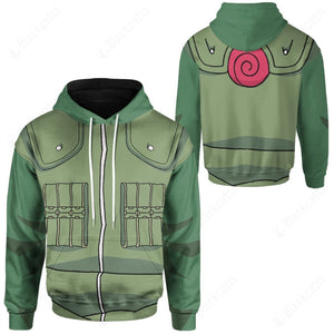 Anime Naruto Shippuden Jounin Mighty Guy Custom Hoodie