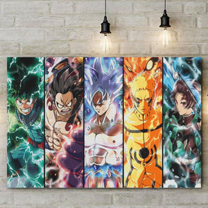 Anime Naruto Shippuden Anime Legends Custom Canvas With Frame