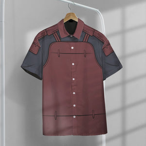 Anime Naruto Shippuden Madara Uchiha Custom Button Shirt