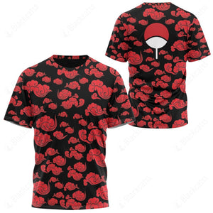 Anime Naruto Shippuden New Akatsuki Pattern Custom T-Shirt