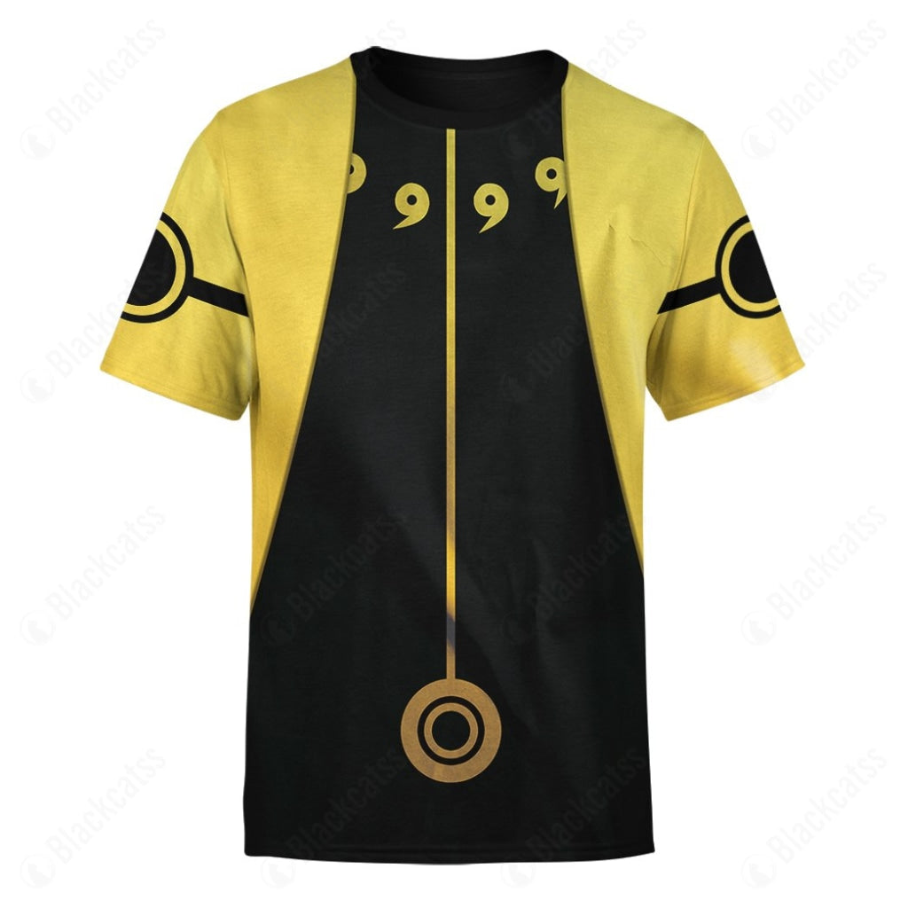 Anime Naruto Shippuden Naruto Six Paths Mode Custom T-Shirt