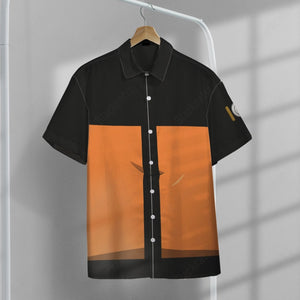 Anime Naruto Shippuden Uzumaki Naruto Custom Button Shirt