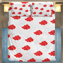 Load image into Gallery viewer, Anime Naruto Shippuden White Akatsuki Cosplay Custom Bedding Set
