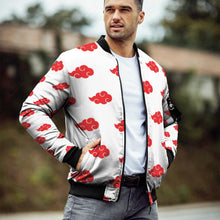 Load image into Gallery viewer, Anime Naruto Shippuden White Akatsuki Cosplay Custom Bomber Jacket
