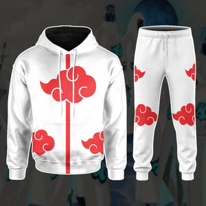 Anime Naruto Shippuden White Akatsuki Cosplay Custom Hoodie