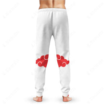 Load image into Gallery viewer, Anime Naruto Shippuden White Akatsuki Cosplay Custom Sweatpants
