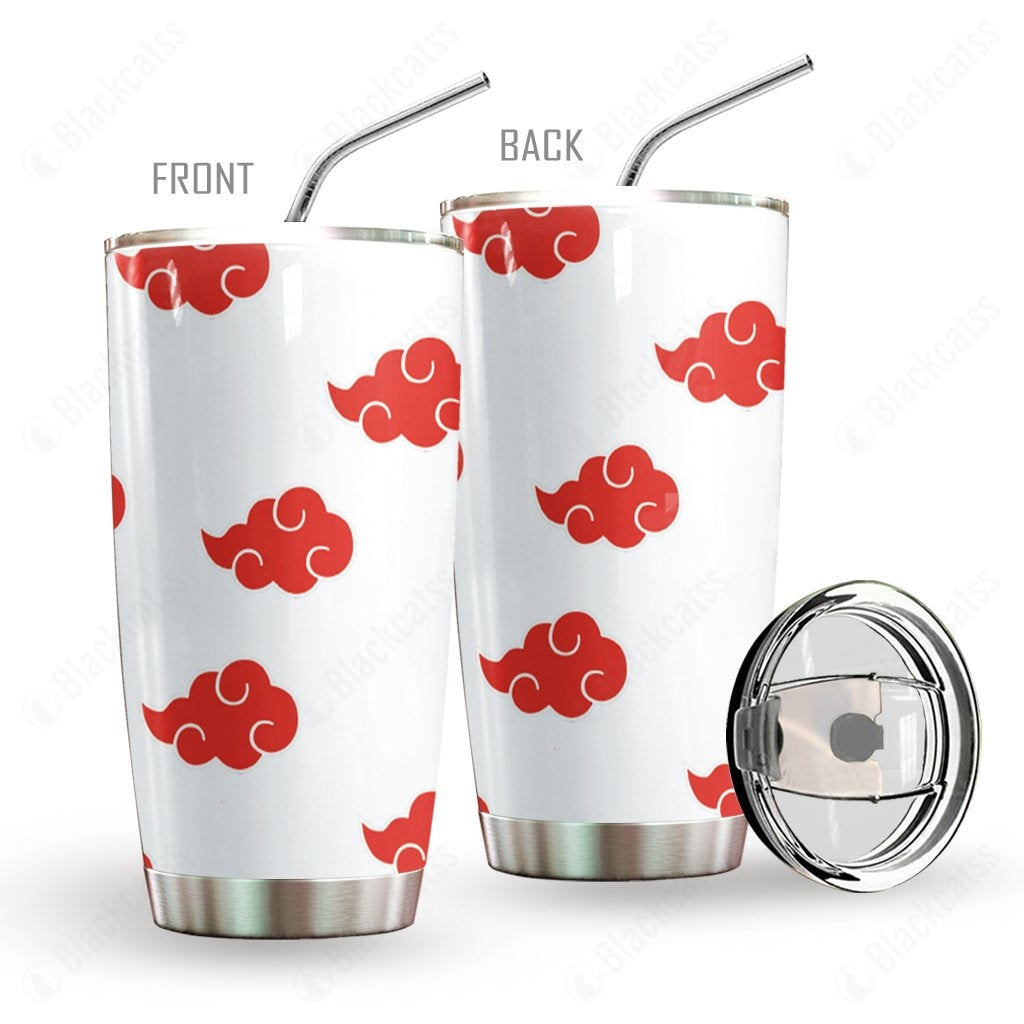 Anime Naruto Shippuden White Akatsuki Cosplay Custom Tumbler