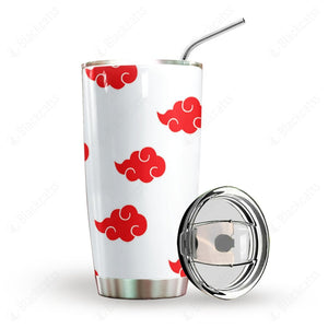 Anime Naruto Shippuden White Akatsuki Cosplay Custom Tumbler