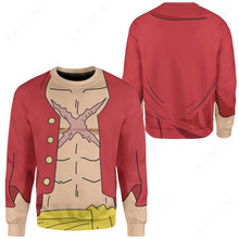 Load image into Gallery viewer, Anime One Piece Luffy Custom Sweatshirt
