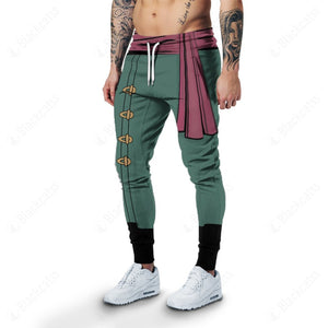 Anime One Piece Roronoa Zoro Custom Sweatpants