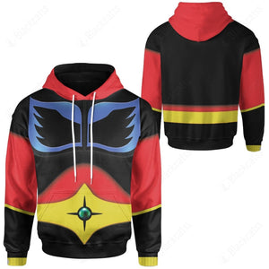 Anime UFO Robot Grendizer Force Five Daisuke Umon Custom Hoodie