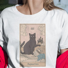 Load image into Gallery viewer, Aquarius Cat Custom Women&#39;s Tee &amp; Unisex Tee
