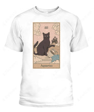 Load image into Gallery viewer, Aquarius Cat Custom Women&#39;s Tee &amp; Unisex Tee
