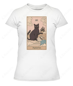 Aquarius Cat Custom Women's Tee & Unisex Tee