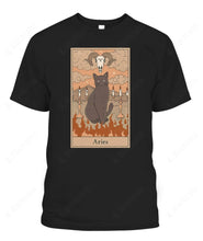 Load image into Gallery viewer, Aries Cat Custom Women&#39;s Tee &amp; Unisex Tee
