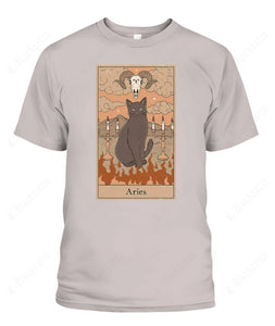 Aries Cat Custom Women's Tee & Unisex Tee