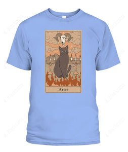 Aries Cat Custom Women's Tee & Unisex Tee