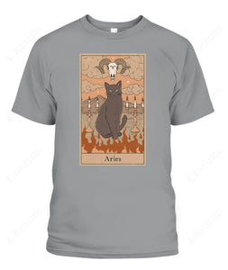 Aries Cat Custom Women's Tee & Unisex Tee