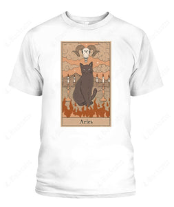 Aries Cat Custom Women's Tee & Unisex Tee