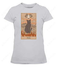 Load image into Gallery viewer, Aries Cat Custom Women&#39;s Tee &amp; Unisex Tee
