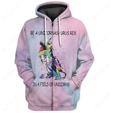 Load image into Gallery viewer, Be A Unicorn Rex 3D Hoodie
