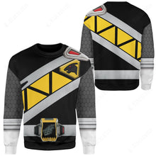 Load image into Gallery viewer, Black Dino Charge Power Rangers Custom Sweatshirt
