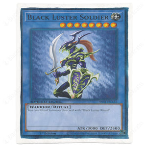 Black Luster Soldier Custom Soft Blanket