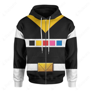 Black Power Rangers In Space Custom Hoodie