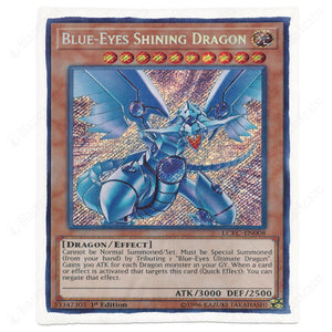 Blue Eyes Shining Dragon Custom Soft Blanket