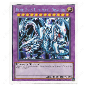 Blue-Eyes Ultimate White Dragon Custom Soft Blanket