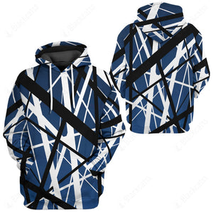 Blue Frankenstrat Strings Custom Hoodie