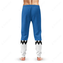 Load image into Gallery viewer, Blue Power Rangers Lost Galaxy Custom Sweatpants
