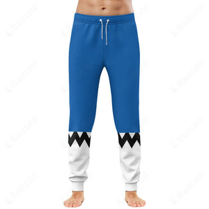 Blue Power Rangers Lost Galaxy Custom Sweatpants