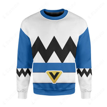 Load image into Gallery viewer, Blue Power Rangers Lost Galaxy Custom Sweatshirt
