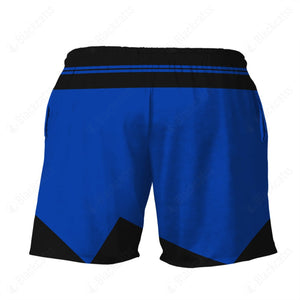 Blue Star Trek Custom Beach Shorts