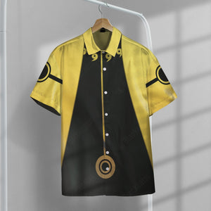 BO2005212 - Anime Naruto Shippuden Naruto Six Paths Custom Hawaii Button Shirt