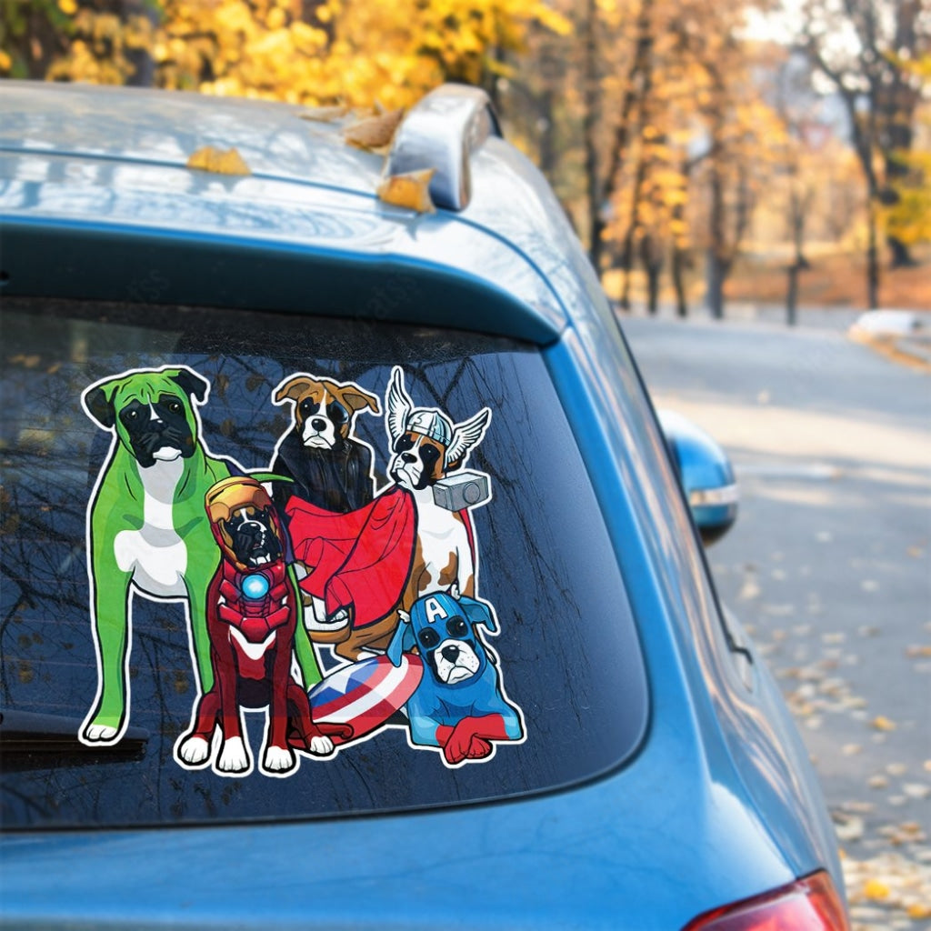 Boxer Custom Car Sticker