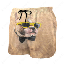 Load image into Gallery viewer, Bulldog 3D Beach Shorts Sunglasses
