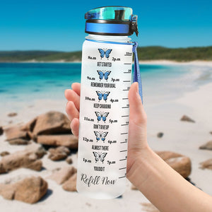 Butterfly Those We Love Water Tracker Bottle