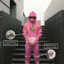 Load image into Gallery viewer, Mighty Morphin Ninjetti Pink Crane Ranger Custom Convertible Set
