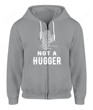 Load image into Gallery viewer, Cactus Graphic Apparel Not A Hugger - Unisex Zip Hoodie
