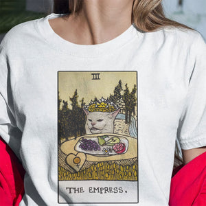 Cat Meme The Empress Tarot Women's Tee & Unisex Tee