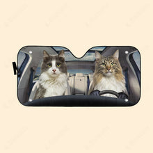 Load image into Gallery viewer, Cats Car Auto Sunshade
