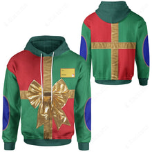 Load image into Gallery viewer, Christmas Present Ugly Cosplay Custom Hoodie
