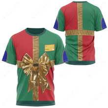 Load image into Gallery viewer, Christmas Present Ugly Cosplay Custom T-Shirt
