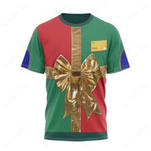 Load image into Gallery viewer, Christmas Present Ugly Cosplay Custom T-Shirt
