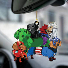 Load image into Gallery viewer, Dachshund Custom Car Hanging Ornament
