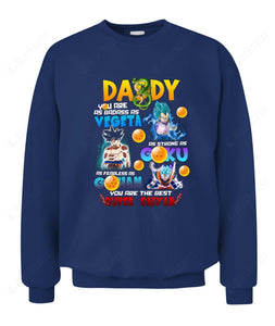 Daddy You Are As Badass As Vegeta Graphic Apparel