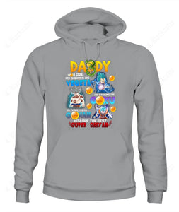 Daddy You Are As Badass As Vegeta Graphic Apparel